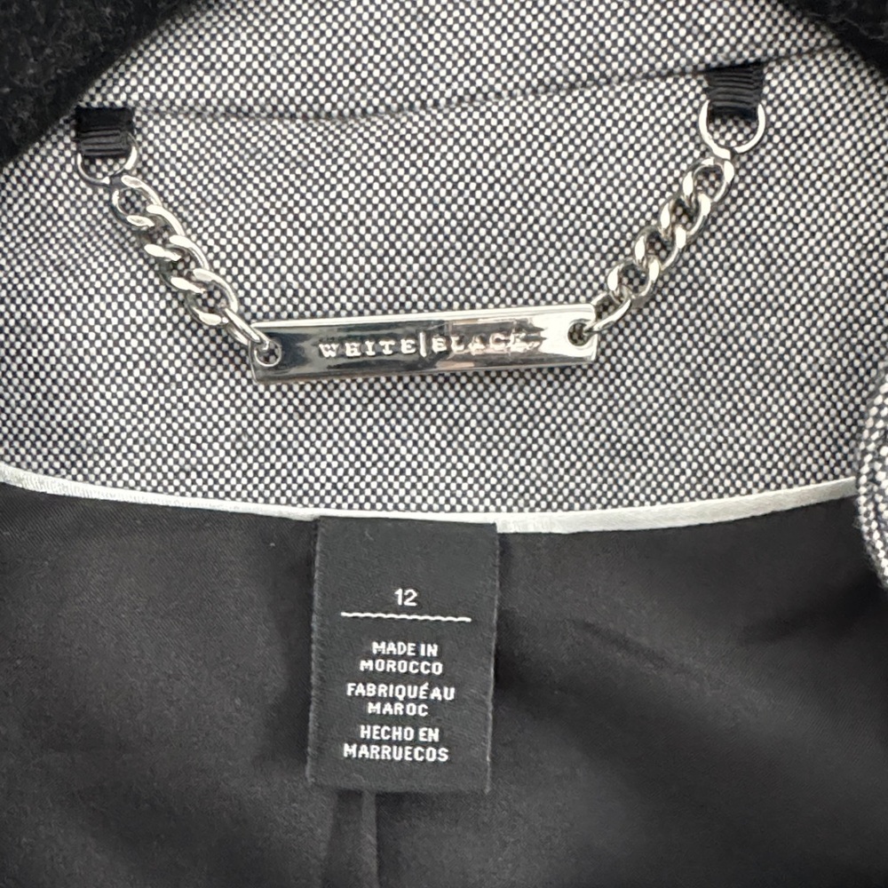 Gray Ruffled Blazer - image 2